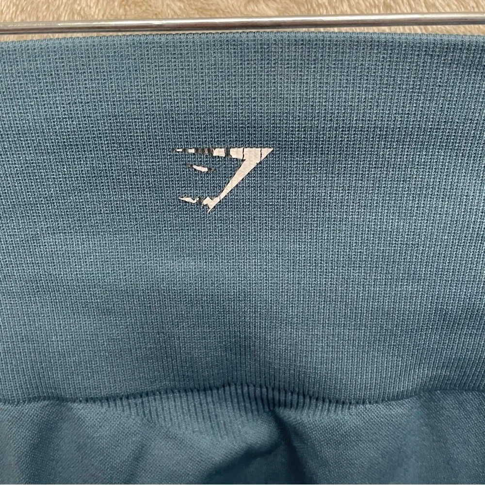 Gymshark Energy Seamless Leggings Blue Holes Perforated Women’s small cropped